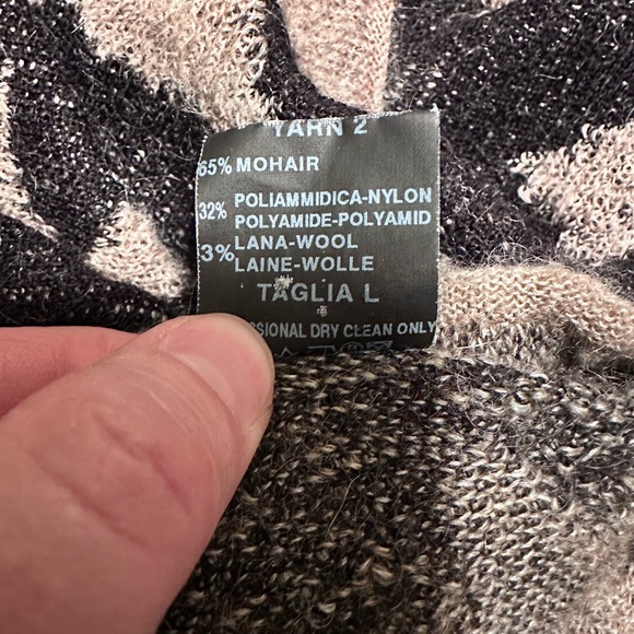 DEREK LAM ⭐️ SWEATER CASHMERE & SILK SWEATER DRESS, Size Large - Picture 7 of 8